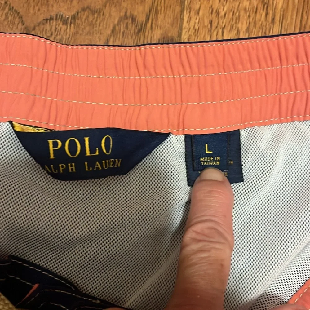 Polo by Ralph Lauren Men's Navy  Swim Trunks